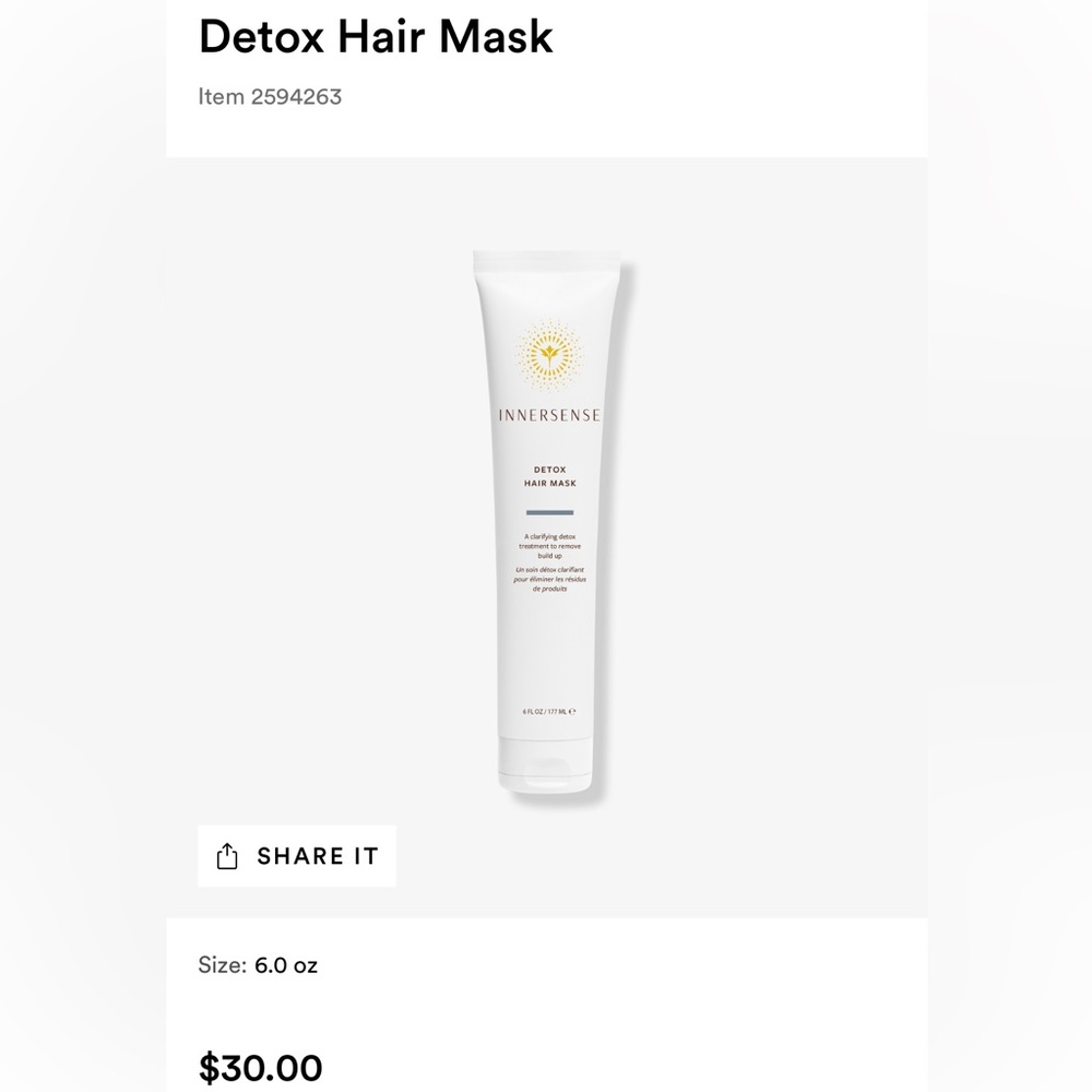 Innersense Detox Hair Mask